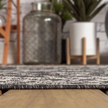Palazzo Vine And Border Textured Weave Indoor/outdoor Area Rug